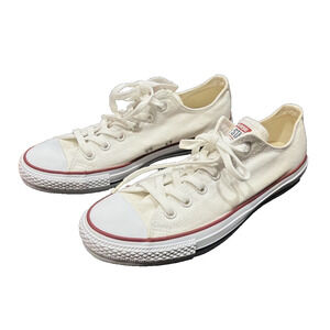 Converse Chuck Taylor All Star White Low Top Canvas Sneakers Size 9